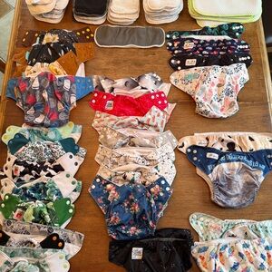 Cloth Diapers covers and insert lot